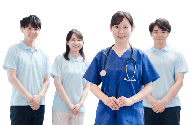 先生と子どもたちの画像